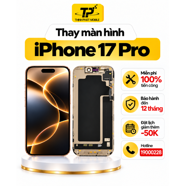 Thay màn hình iPhone 17 Pro
