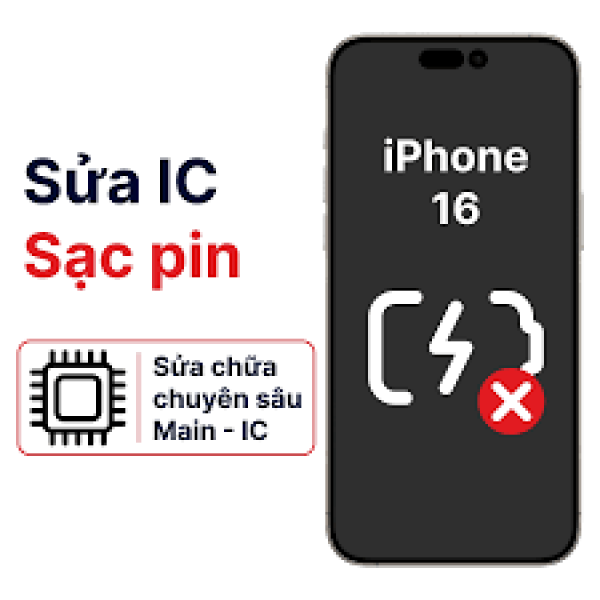 Sửa Sạc Trên Main iPhone 16 Plus
