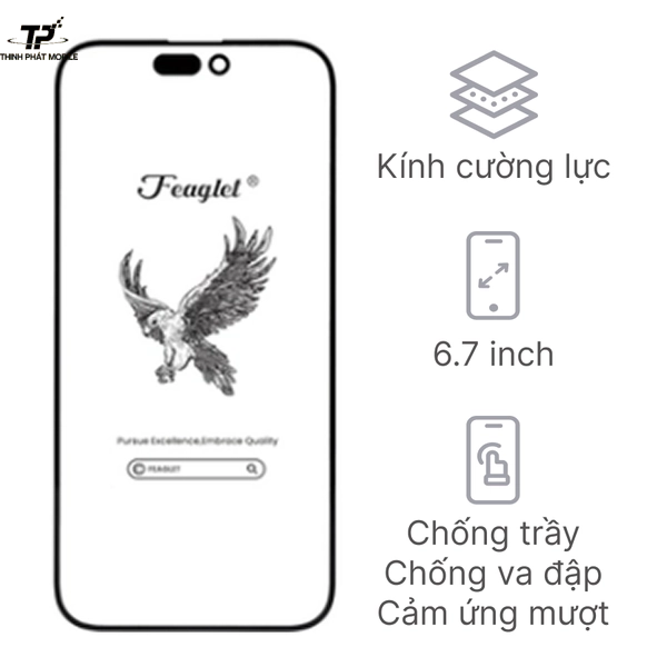 Ép kính iPhone 16 Plus