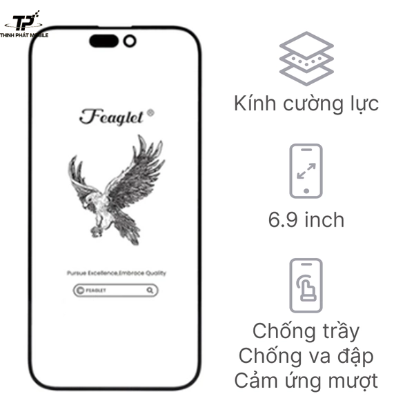 Ép kính iPhone 16 ProMax