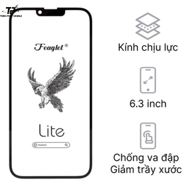 Ép kính iPhone 17 Pro chính hãng Feaglet