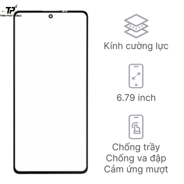 Ép kính Xiaomi Redmi 12