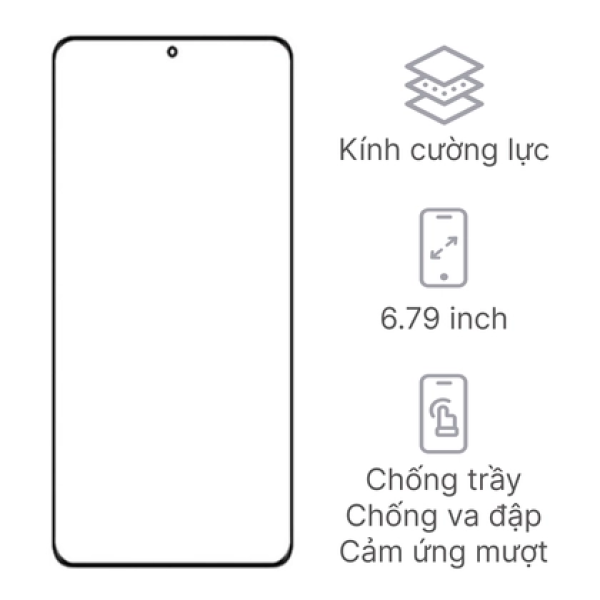 Ép kính Xiaomi Redmi 13