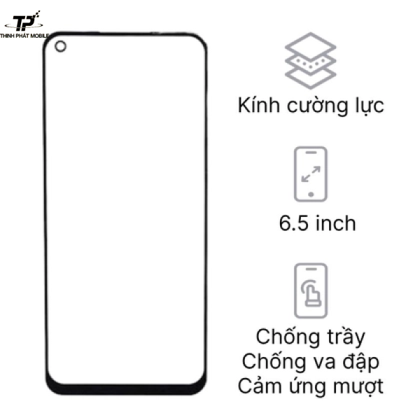 Ép kính OPPO A52