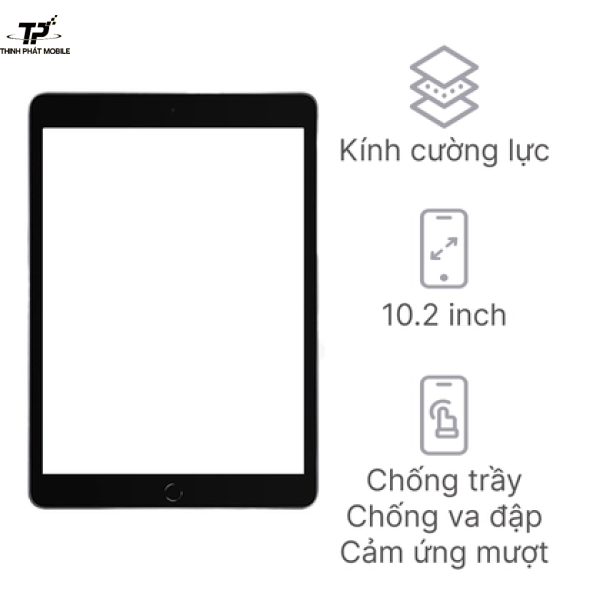 Ép kính cảm ứng iPad Gen 7 10.2 2019