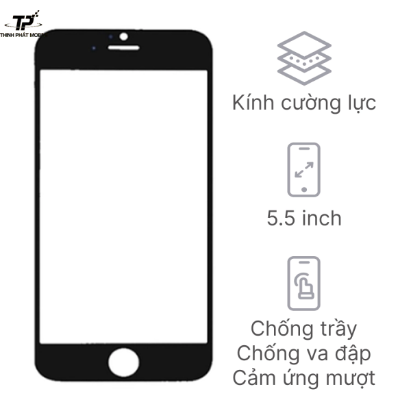 Ép kính iPhone 6 Plus