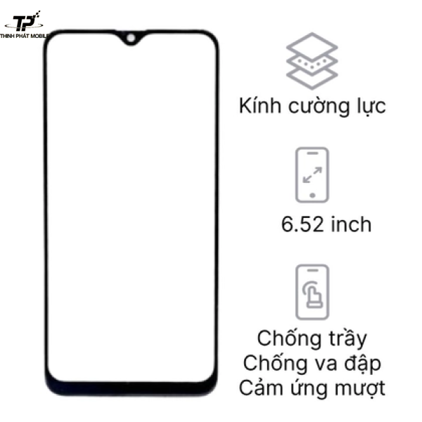 Ép kính Realme 5i