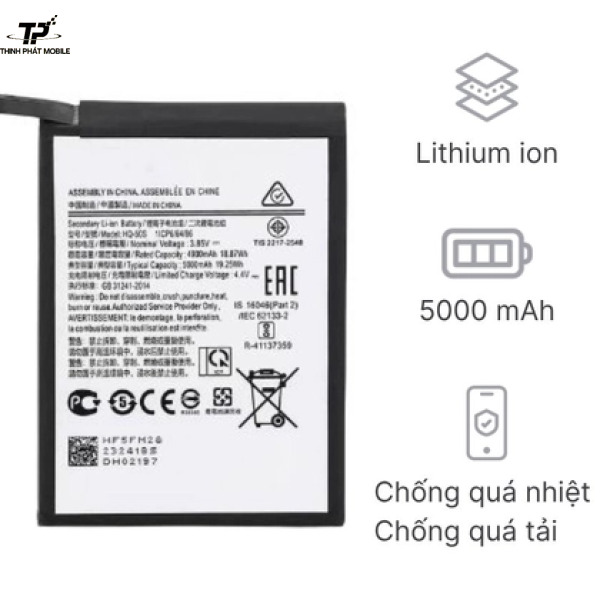 Thay pin Samsung A02S