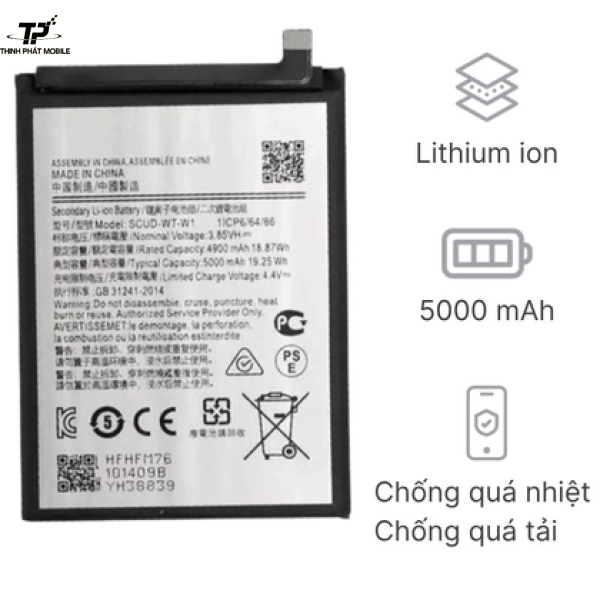 Thay pin Samsung Galaxy A03s