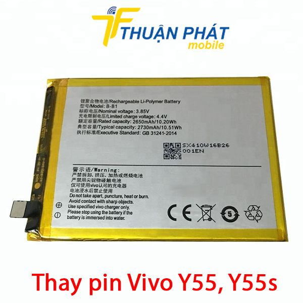 Thay pin Vivo Y55, Y55s