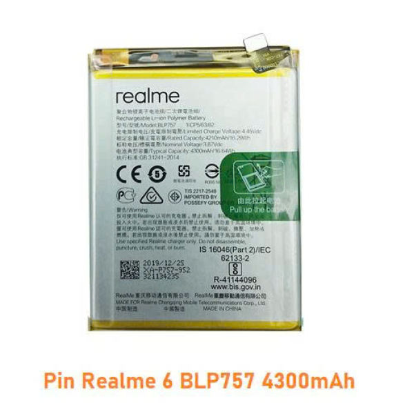 Thay pin Realme 6