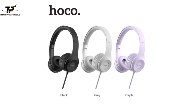 Tai Nghe Chụp Tai Hoco W21 – Âm Thanh Sống Động, Đeo Êm, Giá Tốt!