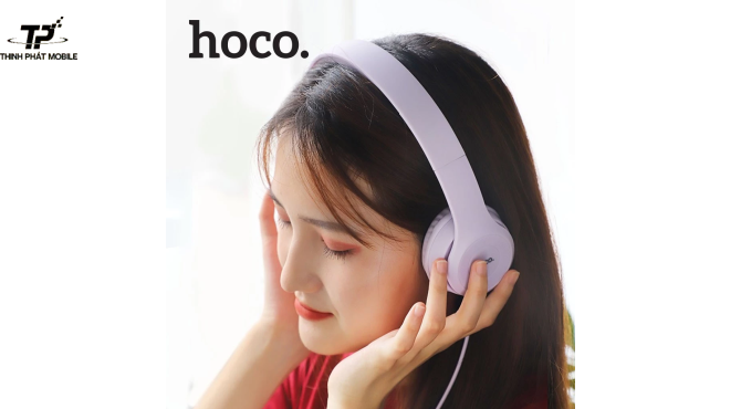 Tai Nghe Chụp Tai Hoco W21 – Âm Thanh Sống Động, Đeo Êm, Giá Tốt!