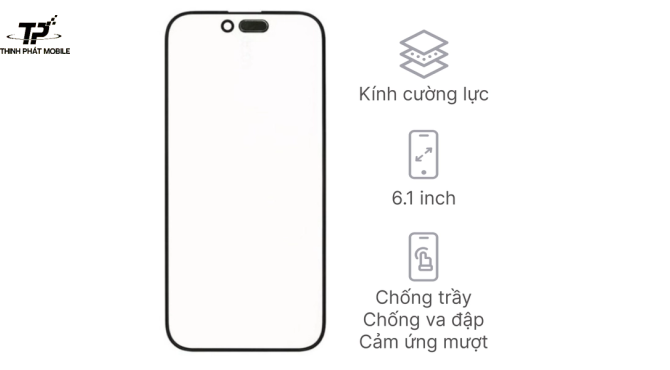 Ép kính iPhone 16