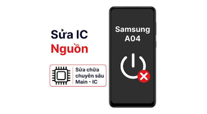 Sửa Nguồn Samsung A04