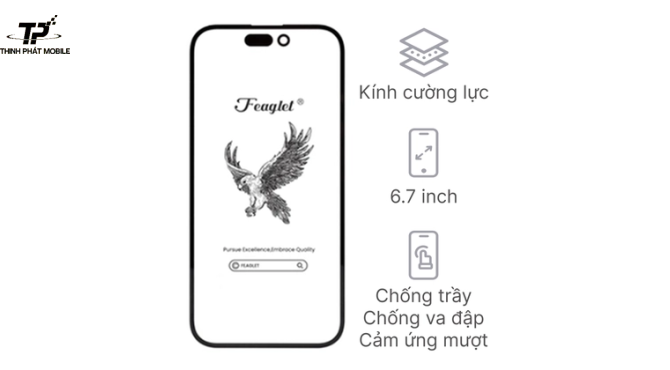 Ép kính Iphone 14 Pro Max