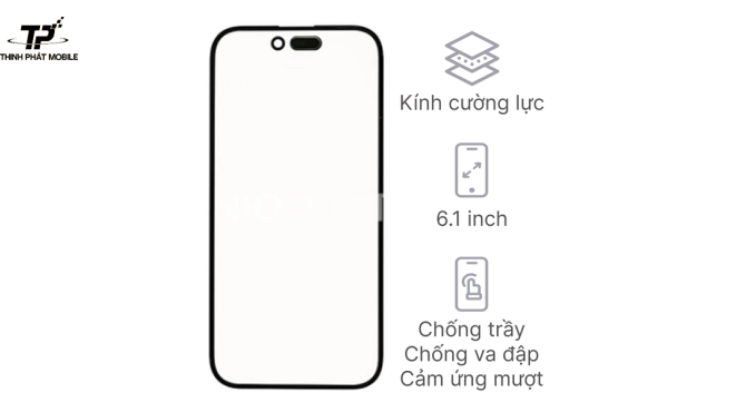 Ép kính iPhone 15