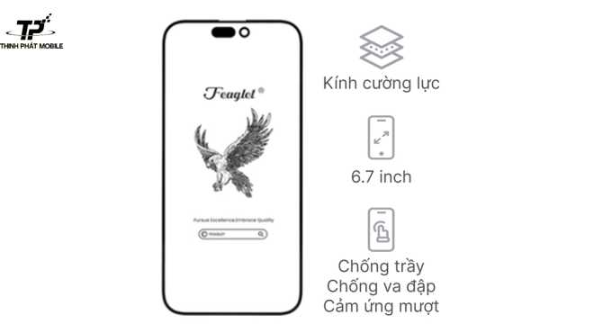 Ép kính iPhone 16 Plus