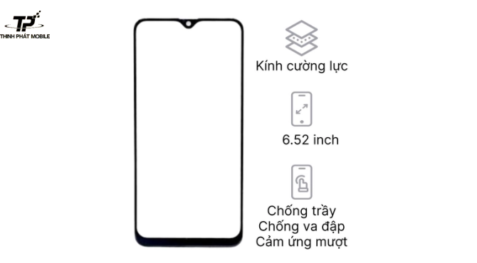 Ép kính Realme 5i