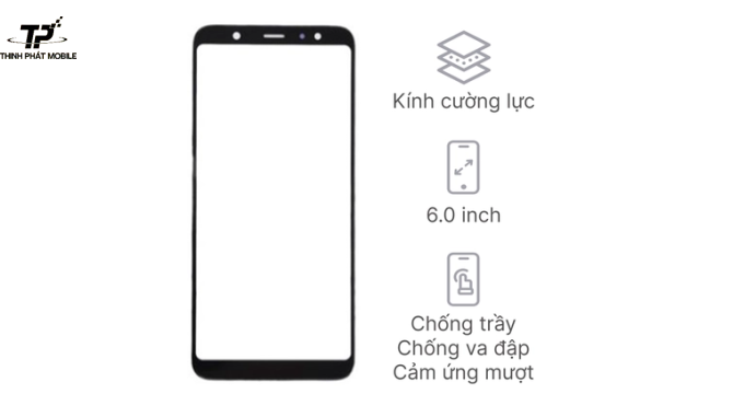 Ép kính Samsung Galaxy A6 Plus 2018