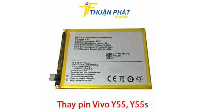 Thay pin Vivo Y55, Y55s
