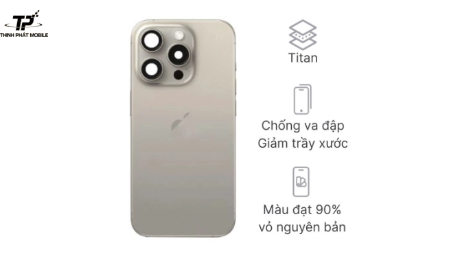 Thay vỏ iPhone 15 Pro Max 