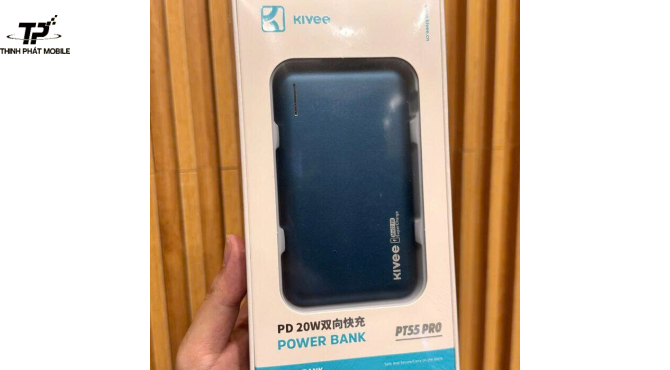 PDP 10.000mAh KLVEE-T50PRO, sạc nhanh 20w